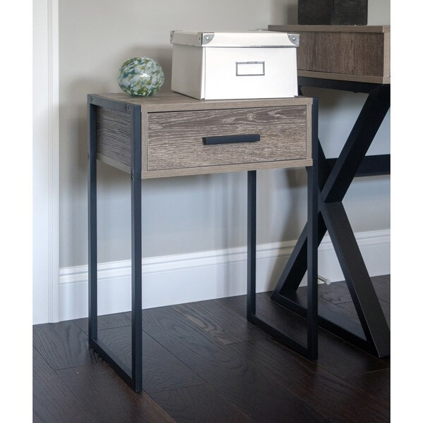 Industrial Look Side Table